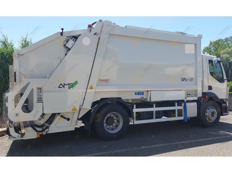 foto e scheda tecnica ams spl 18 mezzo camion rifiuti nettezza raccolta volvo