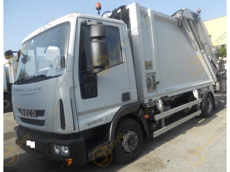 scheda tecnica Omb raccolta rifiuti camion noleggio safetrucks iveco 120 compattatore monoscocca